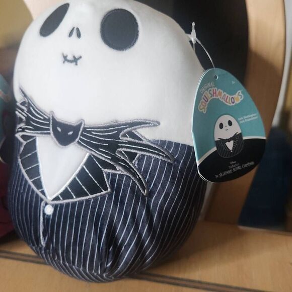 Squishmallow Nightmare before Christmas Jack and Sally 8"plush - Picture 3 of 7